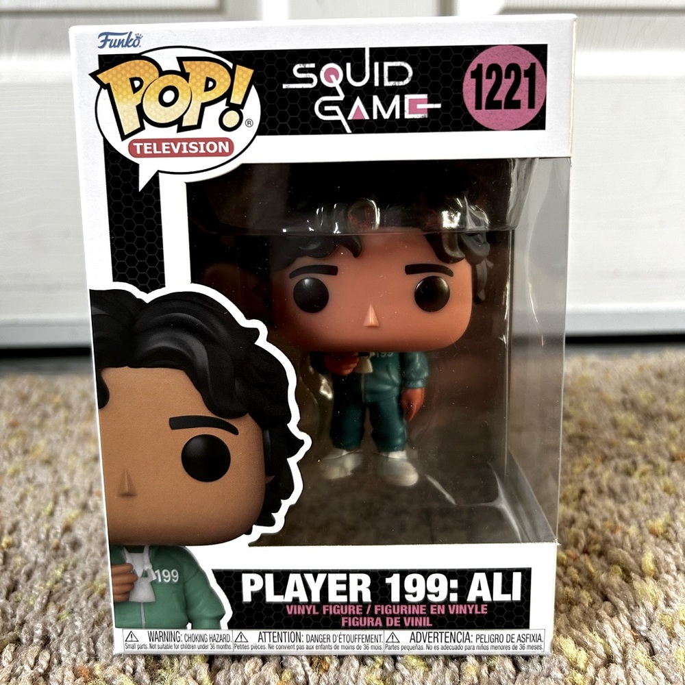 Squid Game - Player 199: Ali Funko Vinyl Figure Funko Pop.